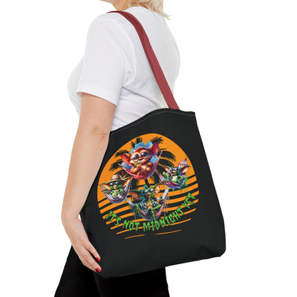 Summerween It's Not Midnight Yet Shoulder Tote Bag (AOP) 3 Sizes