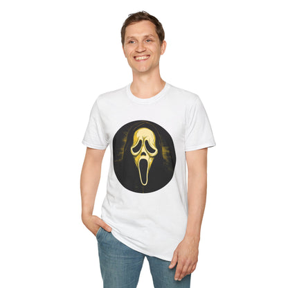 Scream Mask Graphic T-Shirt Ghostface Horror Tee