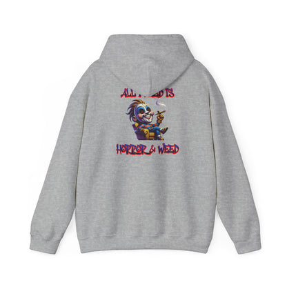 All I need is Horror & W**d Unisex Heavy Blend™ Hooded Sweatshirt