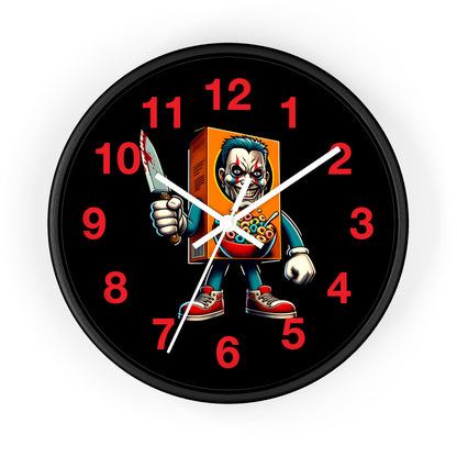 Funny Horror Wall Clock - Cereal Killer, Outside the Box Design