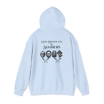 Horror Slasher Hoodie — Classic Masked Killers Graphic Sweatshirt
