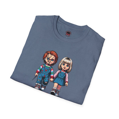 Til The End Horror Couple Unisex Soft style T-Shirt