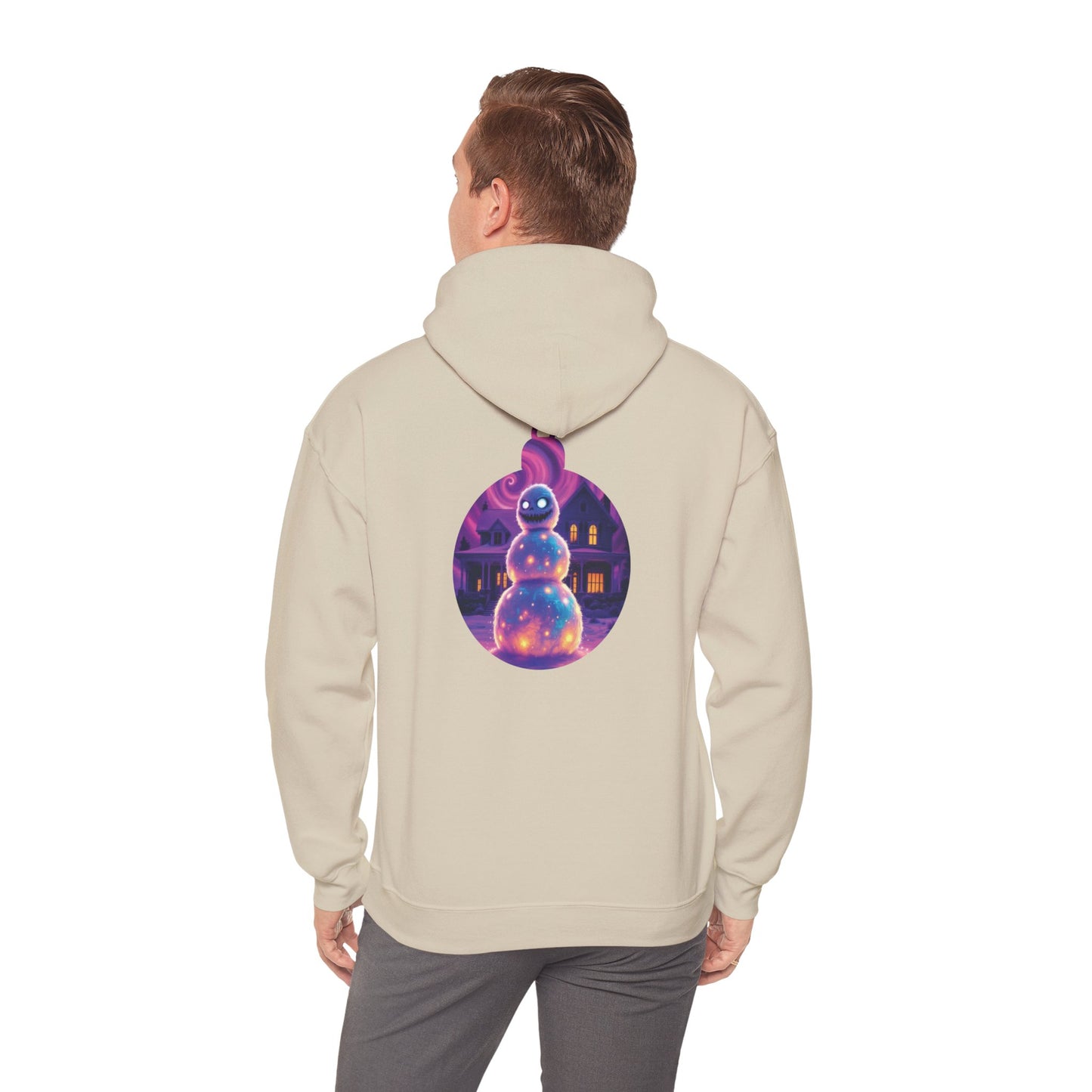 Scary Christmas Hoodie - Evil Snowman Design