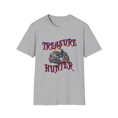 Treasure Hunter Retro Video Game Soft Style T-Shirt Gamer Collector Fun Funny