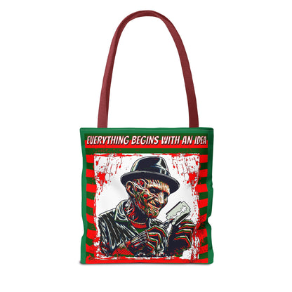 Horrorvational Everything Begins With An Idea Horror Inventor Tote Bag (AOP)