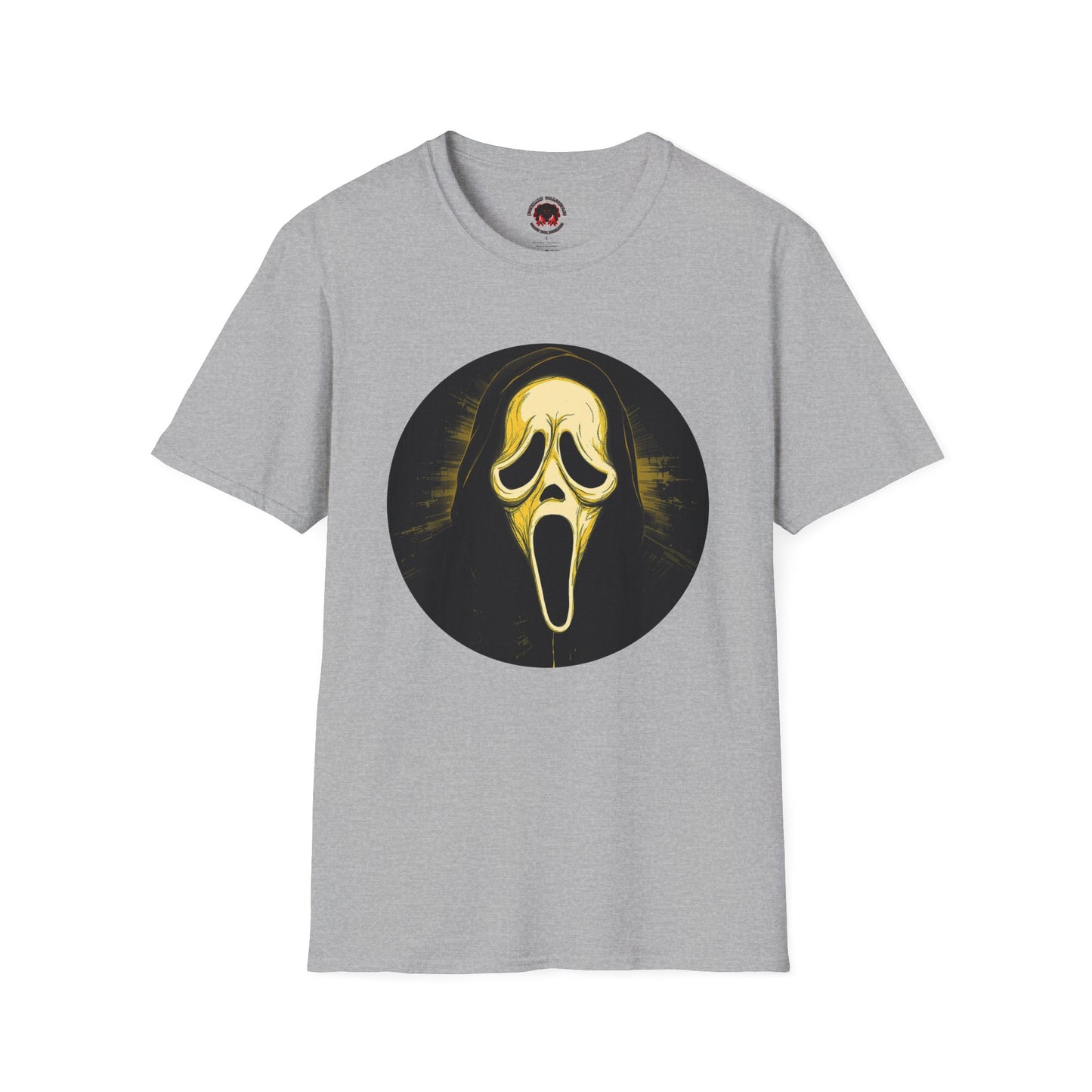 Scream Mask Graphic T-Shirt Ghostface Horror Tee