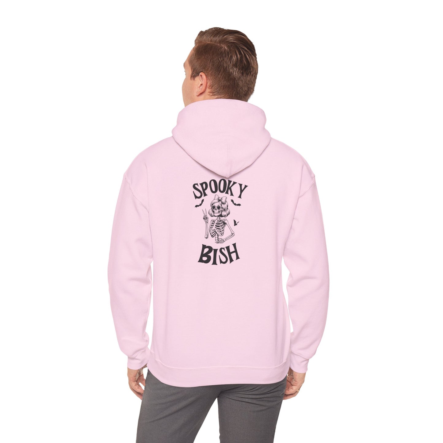 Spooky Bish Hoodie — Cute Skeleton in Sunglasses Design