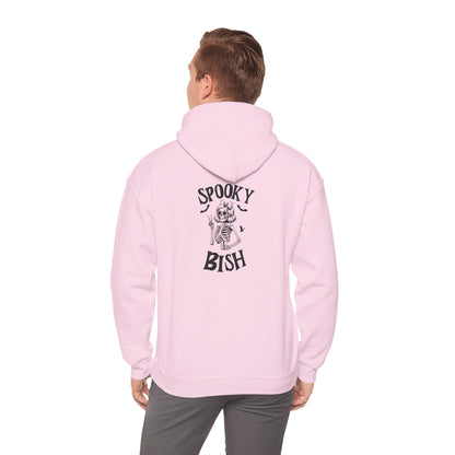 Spooky Bish Hoodie — Cute Skeleton in Sunglasses Design