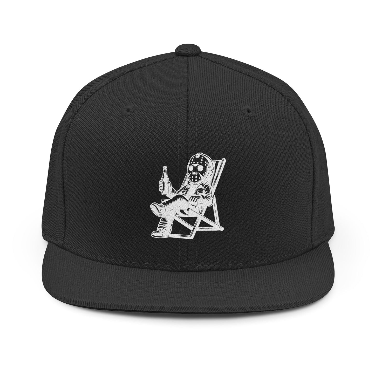 Snapback Hat — Summer Relaxing Jason in Deck Chair