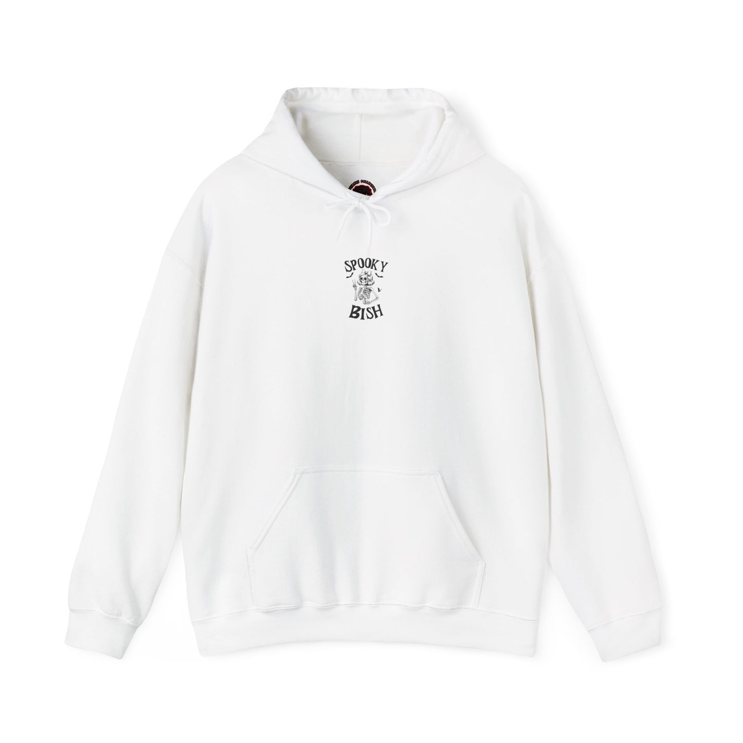 Spooky Bish Hoodie — Cute Skeleton in Sunglasses Design