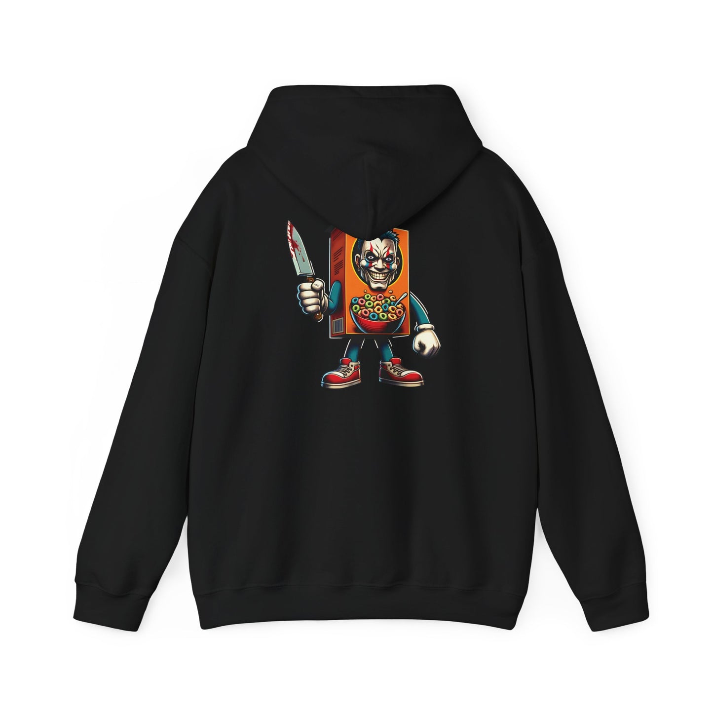 Hooded Sweatshirt - Cereal Killer Horror Design