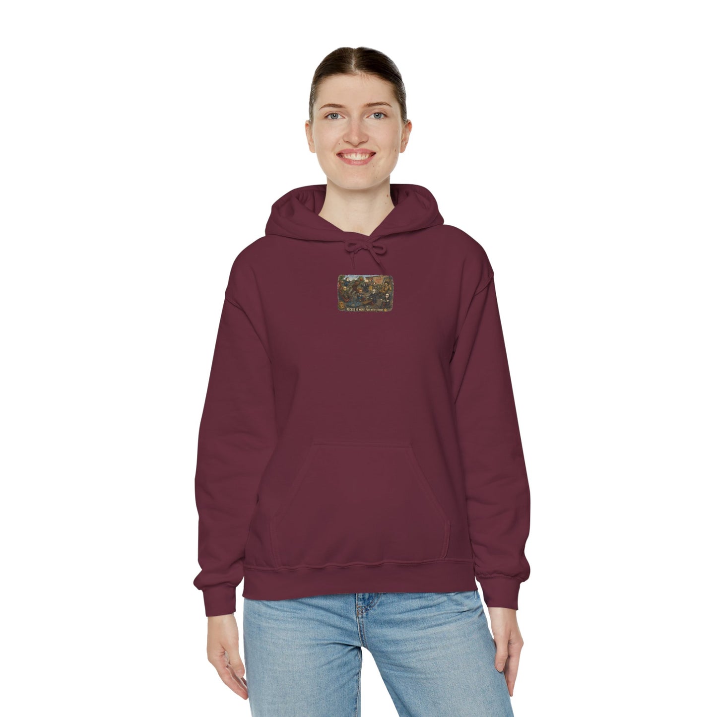 Horror Icons Illustration “Recess Is More Fun With Friends” - Hoodie