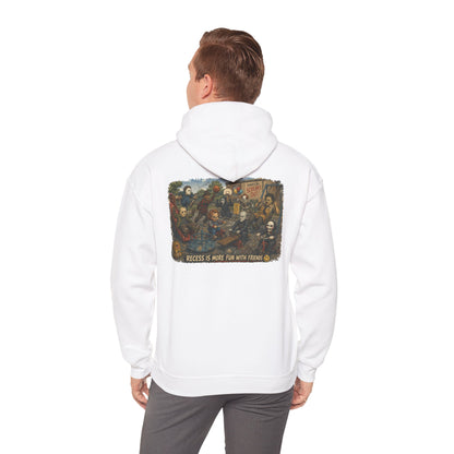 Horror Icons Illustration “Recess Is More Fun With Friends” - Hoodie