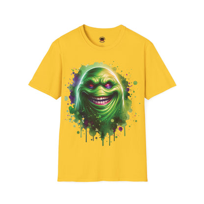 Slimey Ghost Spector Horror Fun Unisex Soft style T Shirt Men Women