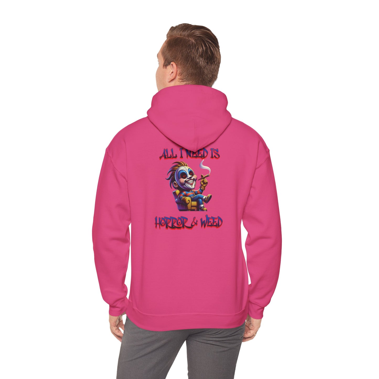 All I need is Horror & W**d Unisex Heavy Blend™ Hooded Sweatshirt