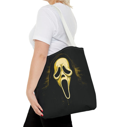 Spooky Scream Tote Bag — Ghost Face Design