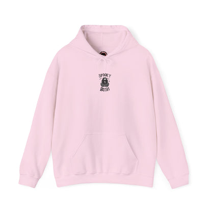 Spooky Bish Hoodie — Skeleton Finger and Sunglasses Design
