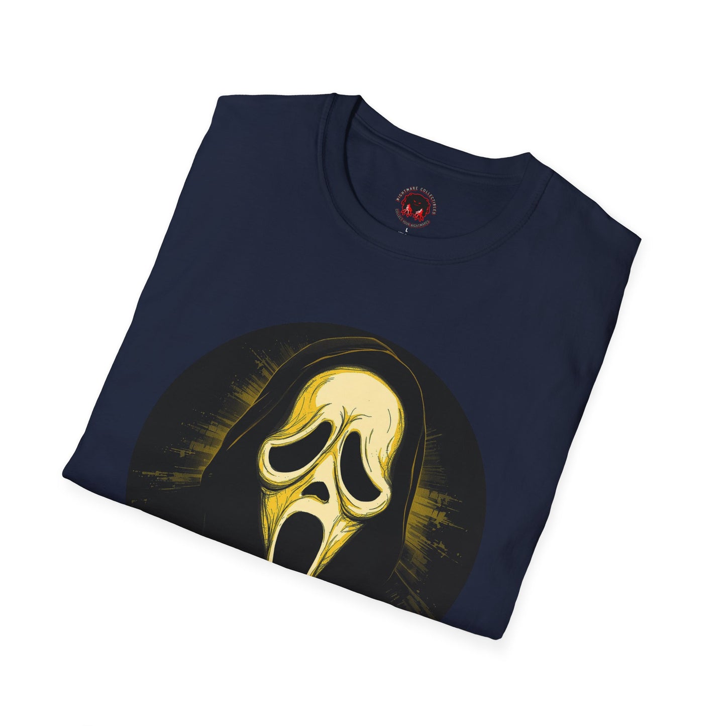 Scream Mask Graphic T-Shirt Ghostface Horror Tee