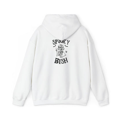 Spooky Bish Hoodie — Cute Skeleton in Sunglasses Design