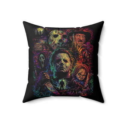 Horror Icons Decorative Pillow - Throw Pillow