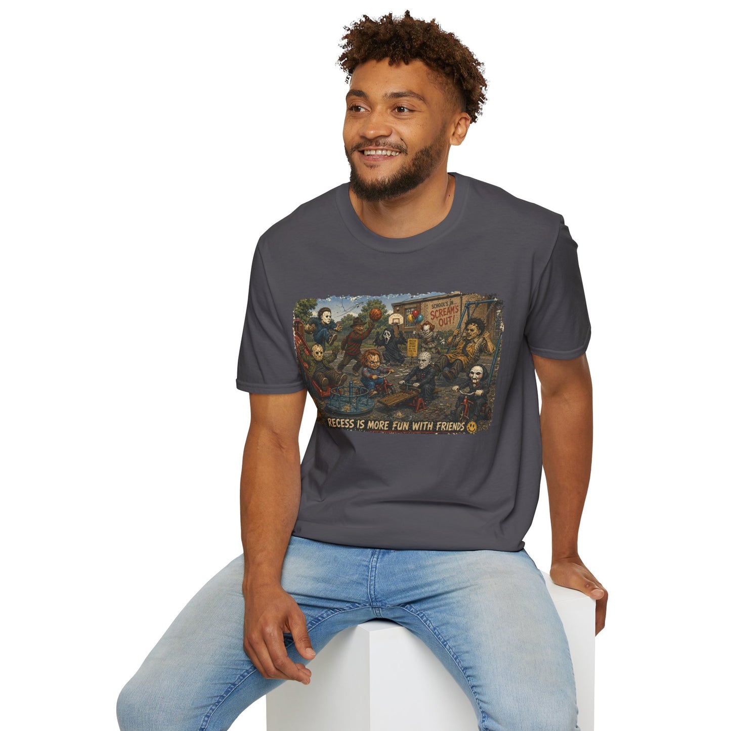 Horror Icons Recess T-Shirt — 'Screams Out' Horror Tee