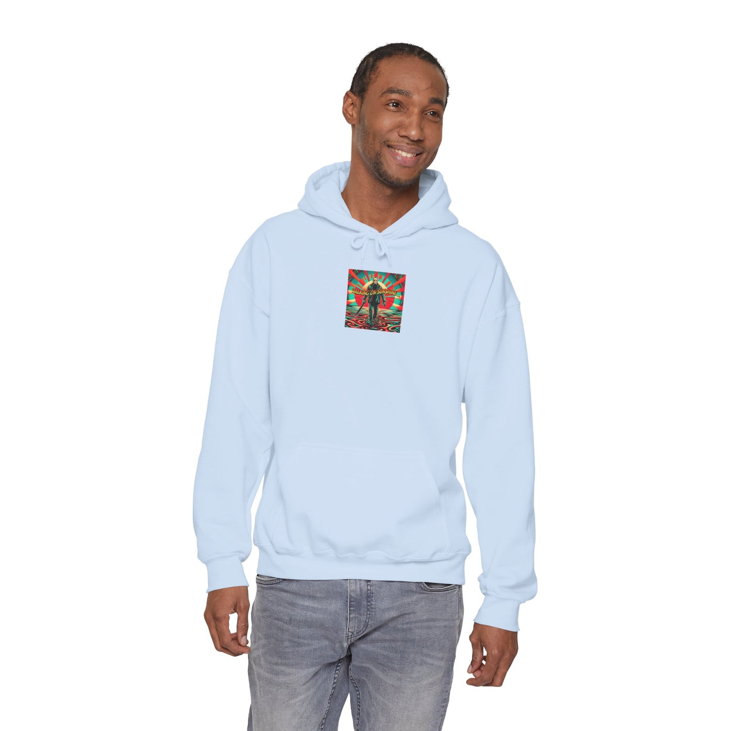 Jason Hoodie - Walking on Sunshine Retro Surfer Graphic Pullover