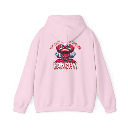 You Won't Like Me When I am Hangry Hoodie - Evil Clown Design