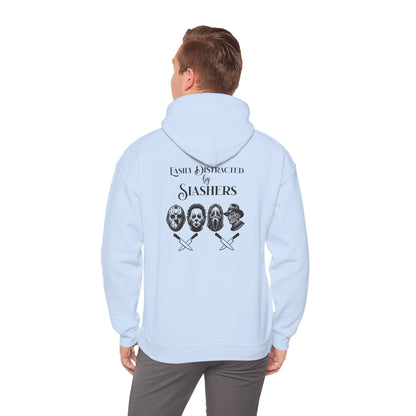 Horror Slasher Hoodie — Classic Masked Killers Graphic Sweatshirt