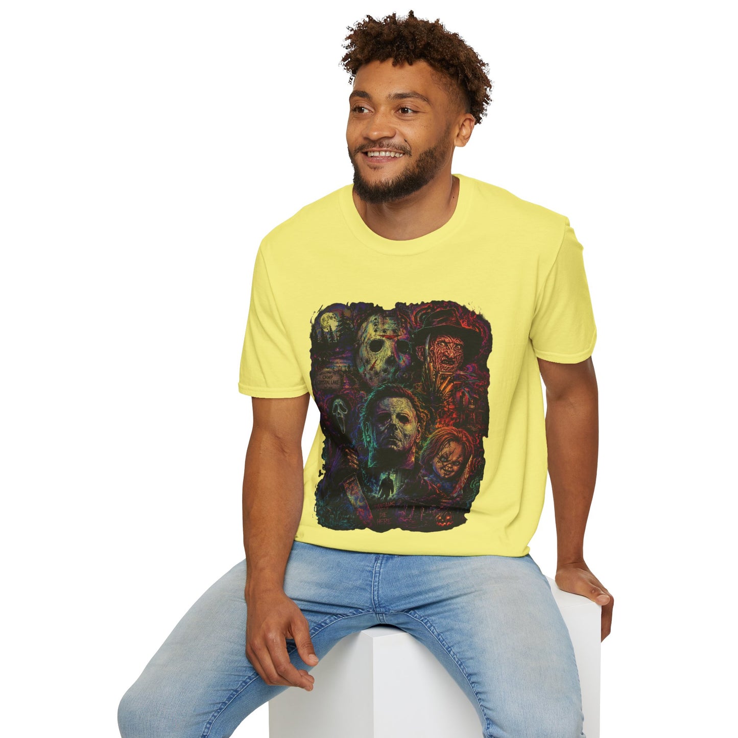Horror Icons Collage T-Shirt —  Graphic Tee