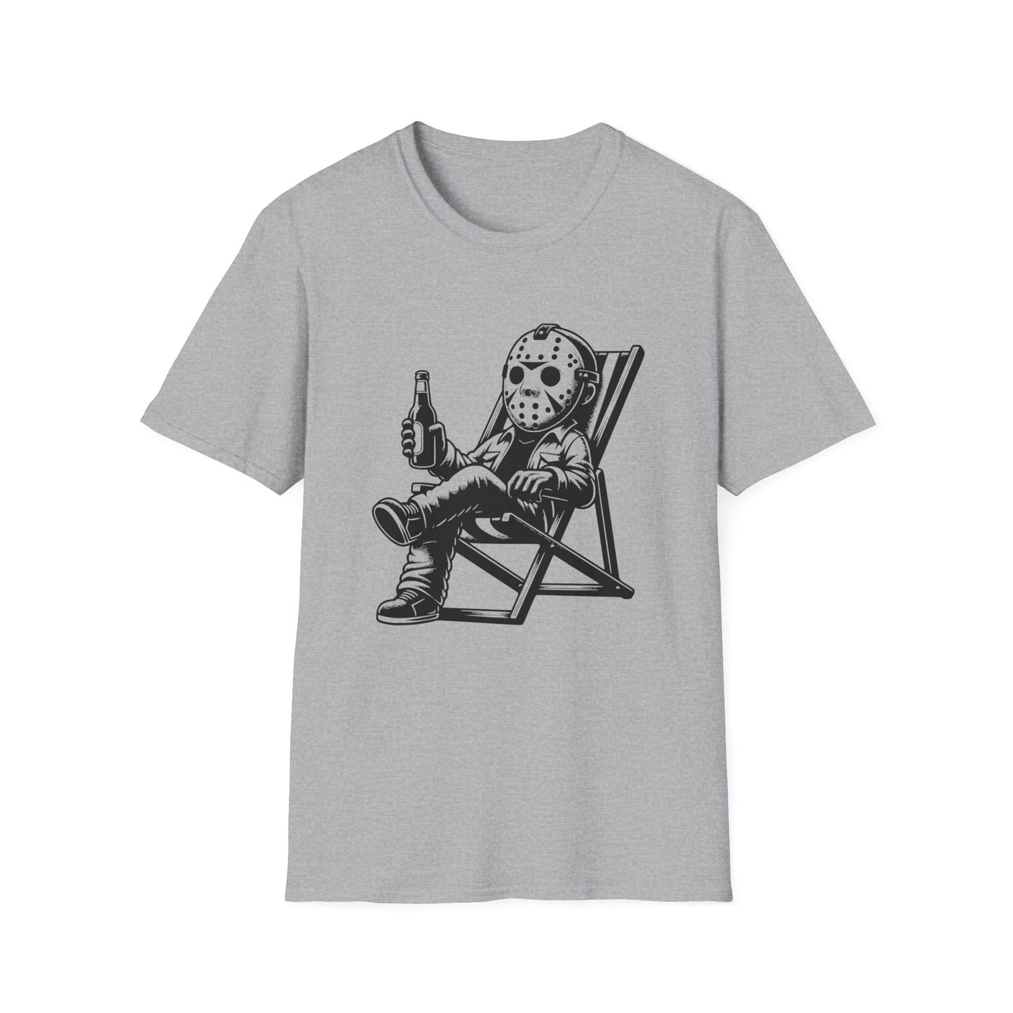 Jason Relaxing Graphic Tee — Funny Horror Movie T-Shirt