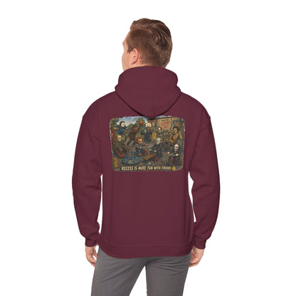 Horror Icons Illustration “Recess Is More Fun With Friends” - Hoodie