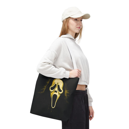 Spooky Scream Tote Bag — Ghost Face Design