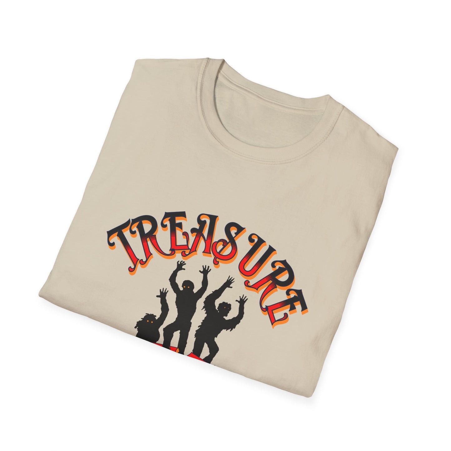 Treasure Hunter Soft Style T-Shirt Zombies Undead Collector Fun