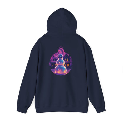 Scary Christmas Hoodie - Evil Snowman Design