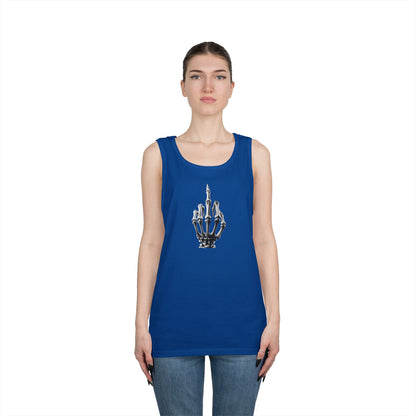 Skeleton Hand Middle Finger Tank Top – Edgy Skull Finger