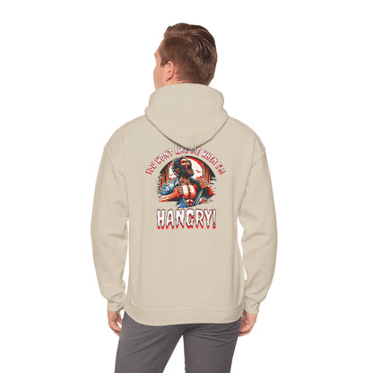 You Wont Like Me When I'm Hangry Hoodie - Werewolf Design