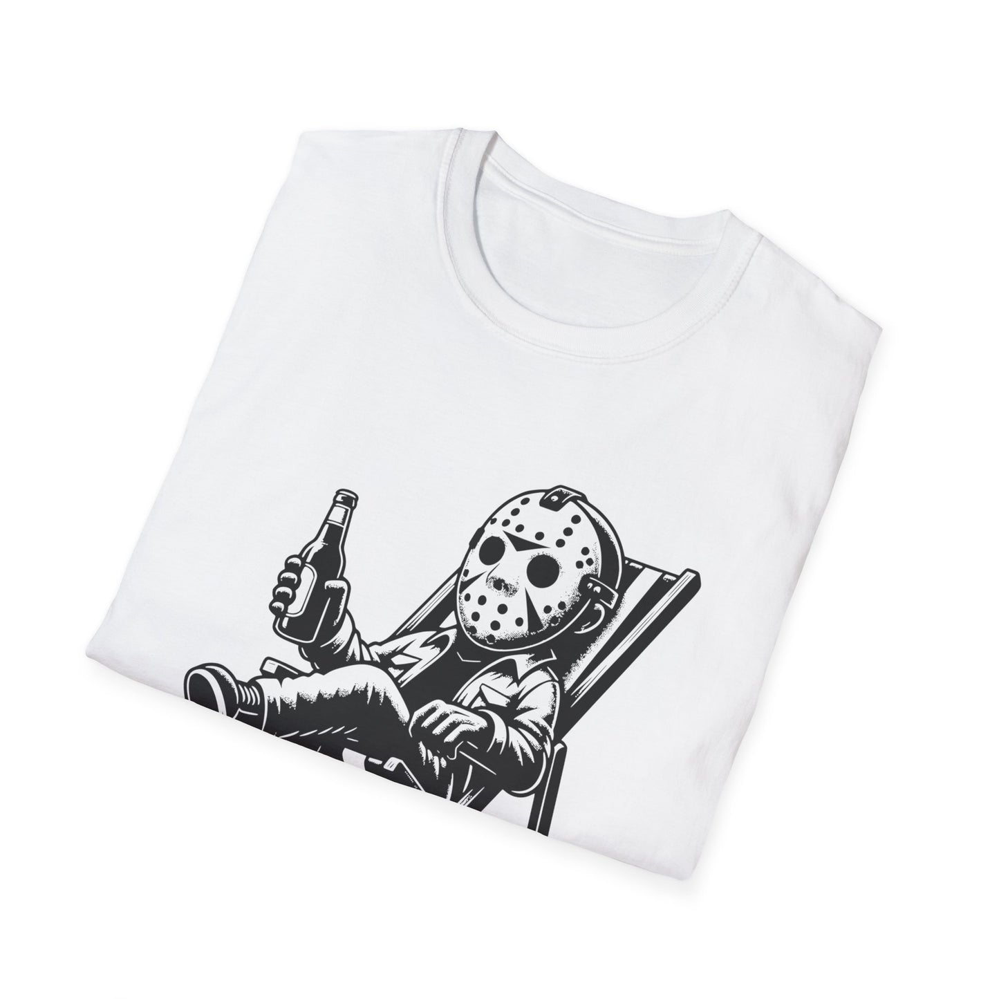 Jason Relaxing Graphic Tee — Funny Horror Movie T-Shirt