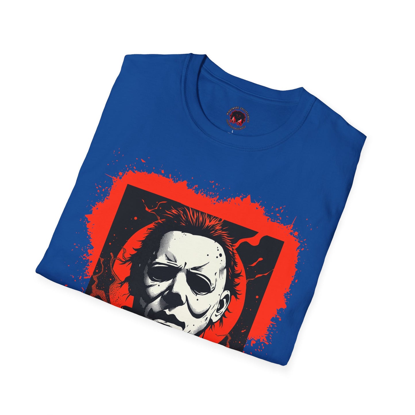 Vintage Horror Mask Portrait "Michael" Graphic T-Shirt