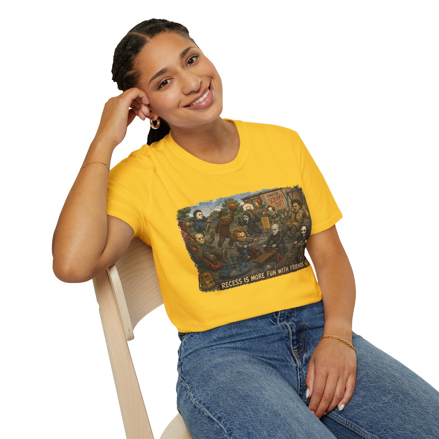 Horror Icons Recess T-Shirt — 'Screams Out' Horror Tee