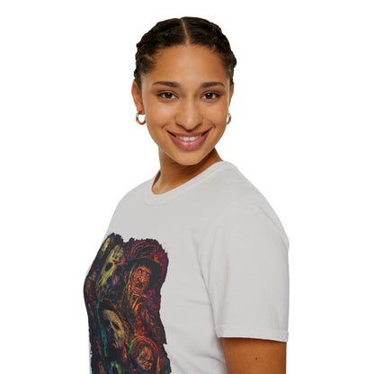 Horror Icons Collage T-Shirt —  Graphic Tee