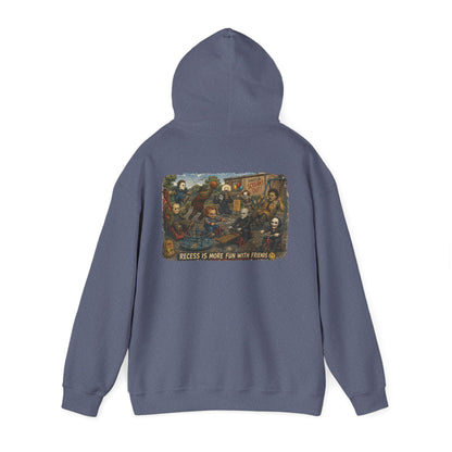 Horror Icons Illustration “Recess Is More Fun With Friends” - Hoodie