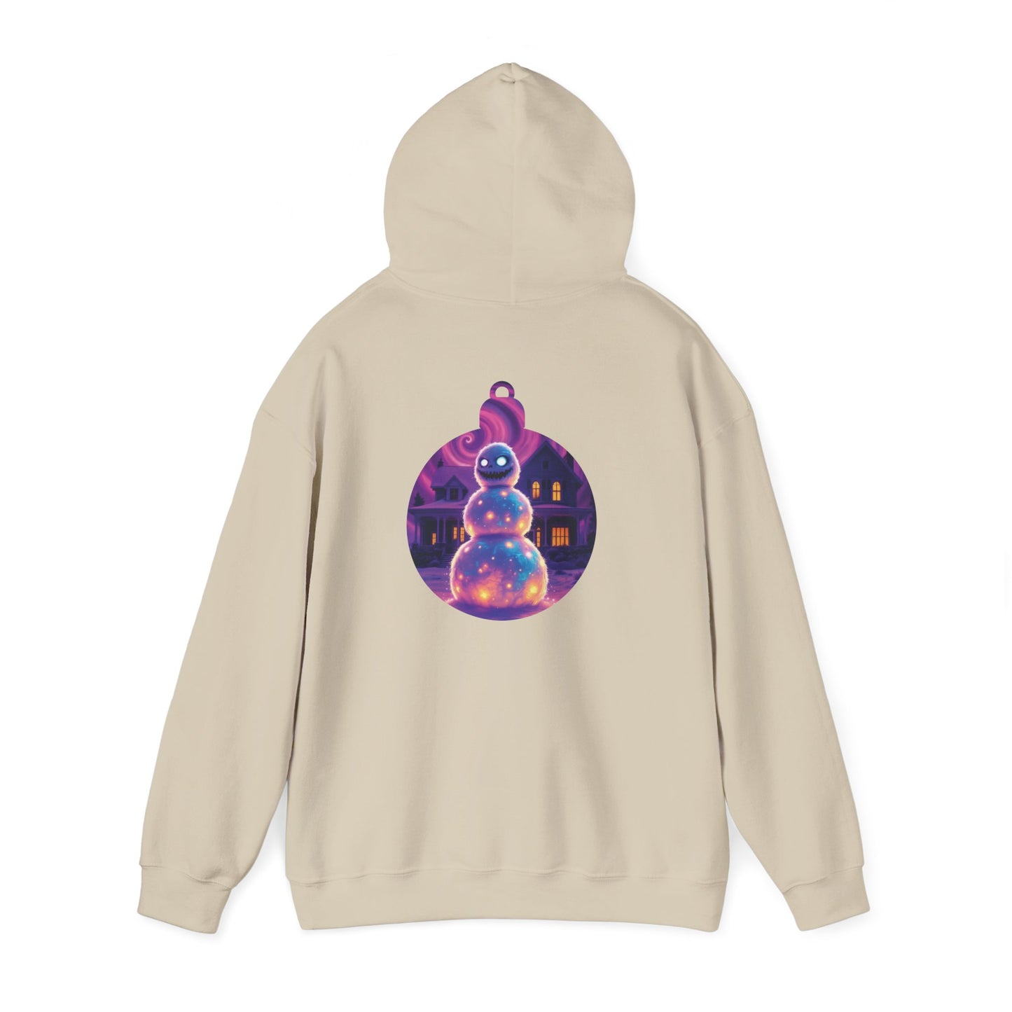 Scary Christmas Hoodie - Evil Snowman Design