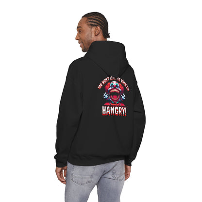 You Won't Like Me When I am Hangry Hoodie - Evil Clown Design