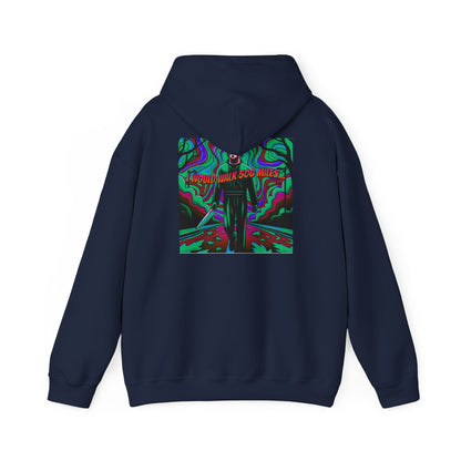 Psychedelic Road Trip Michael Hoodie – "Would Walk 500 Miles" Graphic Pullover