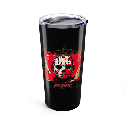 Vintage Jason Hockey Mask 20oz Tumbler
