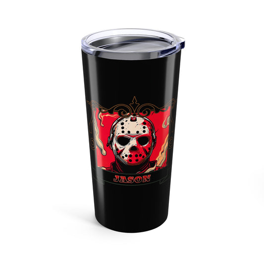 Vintage Jason Hockey Mask 20oz Tumbler