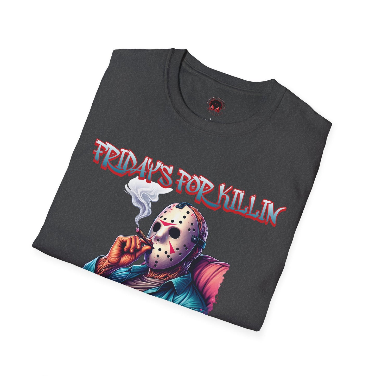 Summerween Saturday's For Chillin Jason 420 Unisex Soft style T-Shirt