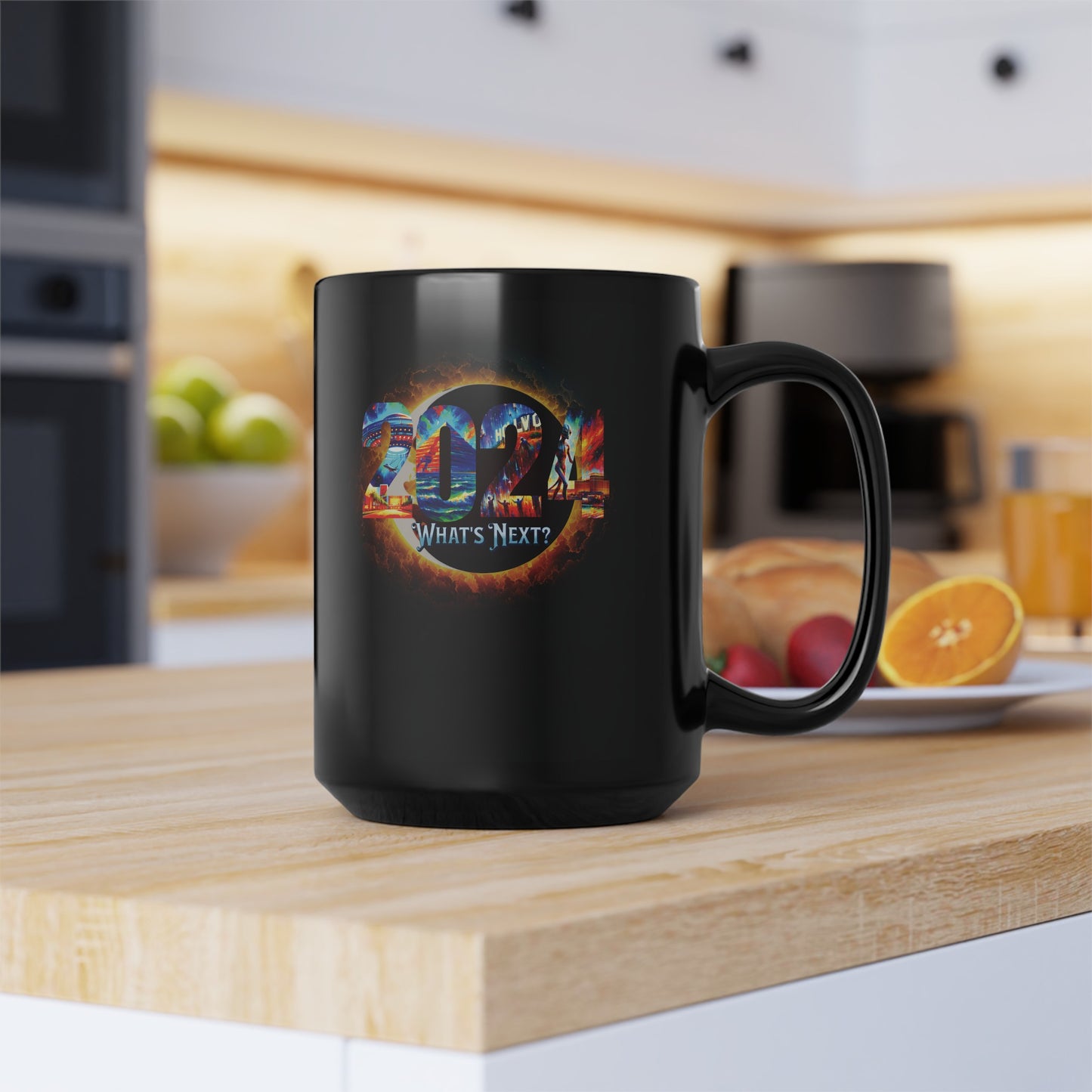 2024 What's Next? Crazy Fun Black Coffee Cup Mug (11oz, 15oz)