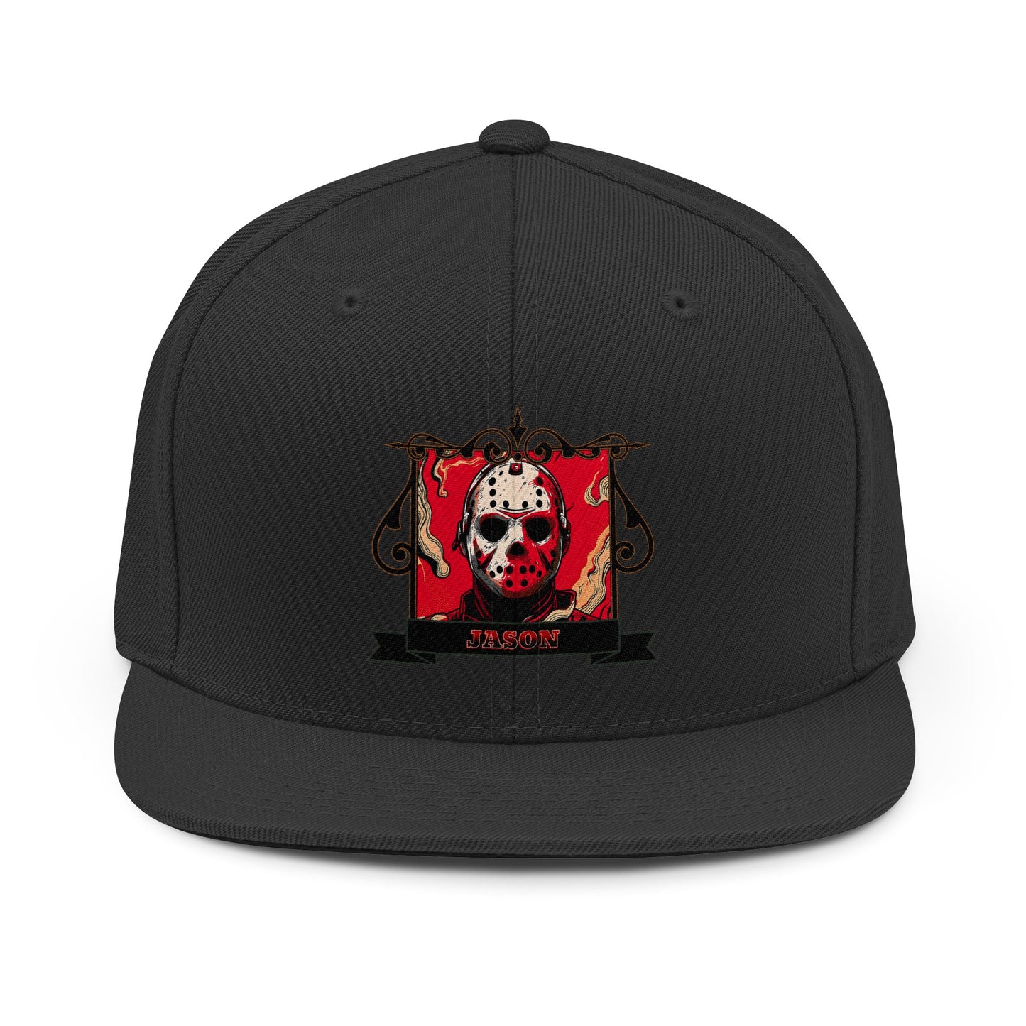 Hockey Mask Jason Snapback Hat — Horror Friday the 13th Style