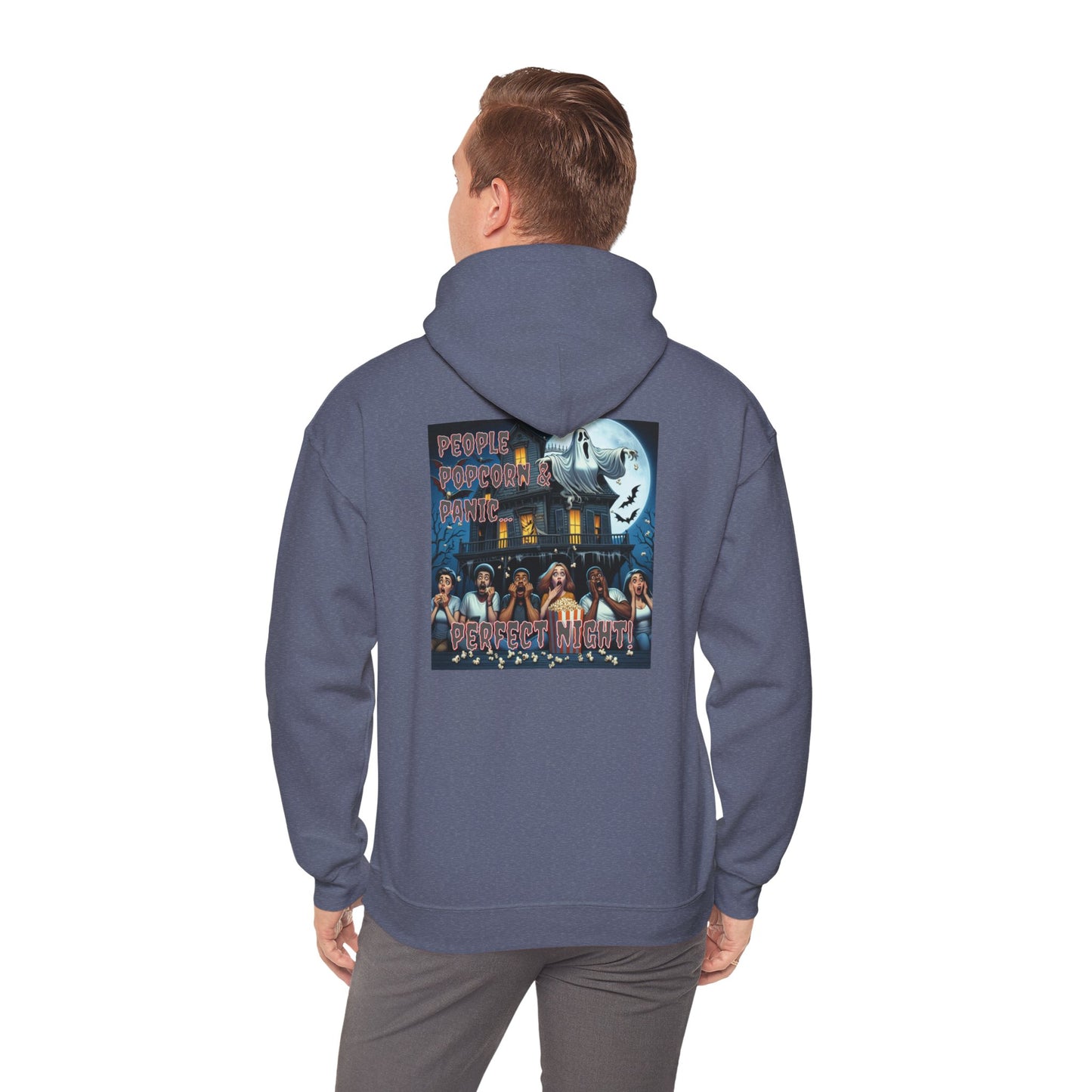 Horror Movie Night Unisex Heavy Blend™ Hooded Sweatshirt